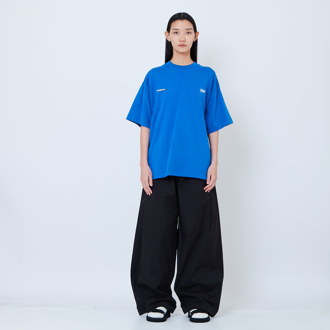 Peanuts Gender Neutral Embroidery Tee - Blue - PU2605002C