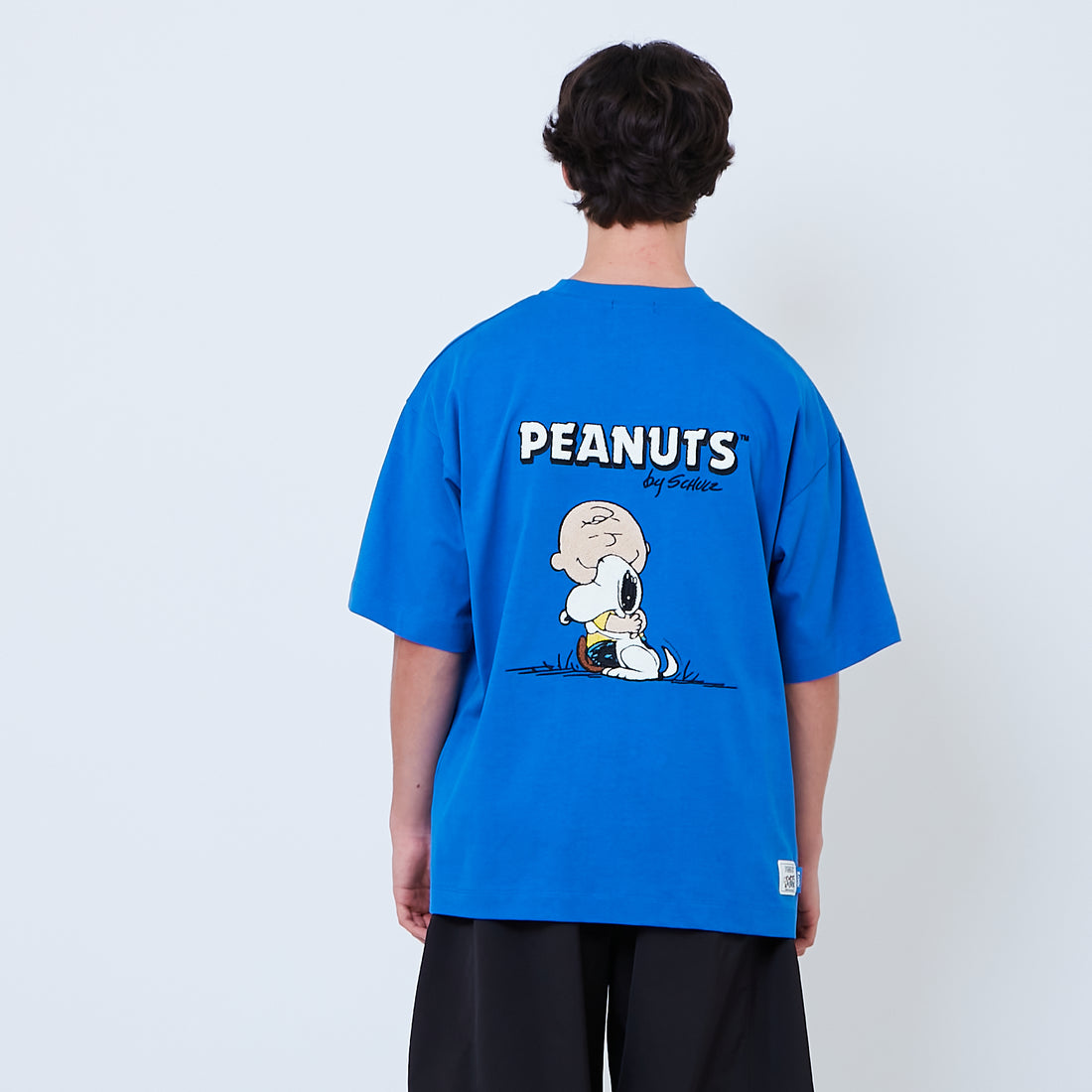 Peanuts Gender Neutral Embroidery Tee - Blue - PU2605002C