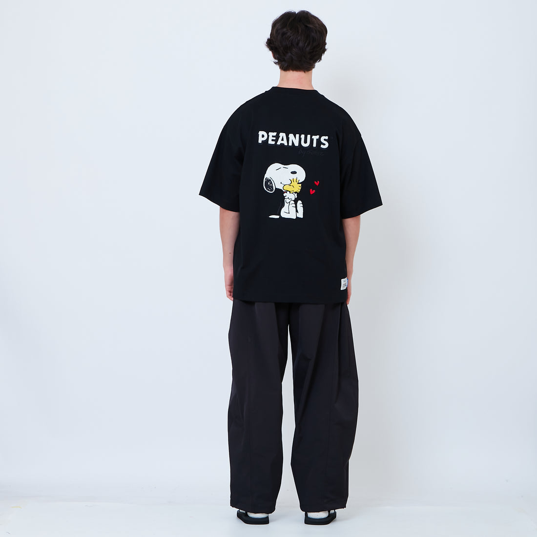 Peanuts Gender Neutral Embroidery Tee - Black - PU2605002D