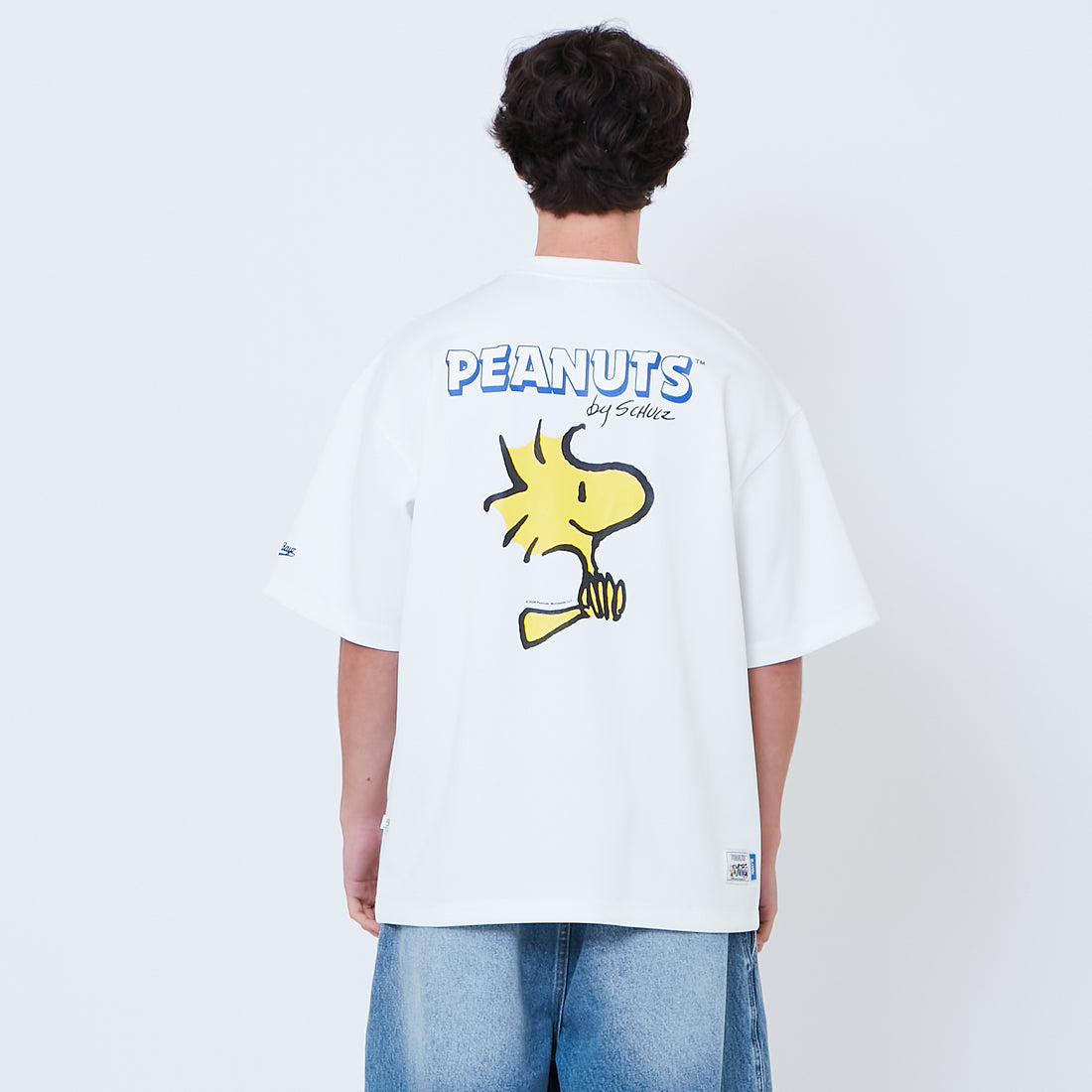 Peanuts Gender Neutral Printed Oversized Jersey Tee - Off White - PU2605003A