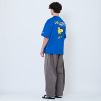 Peanuts Gender Neutral Printed Oversized Jersey Tee - Blue - PU2605003B