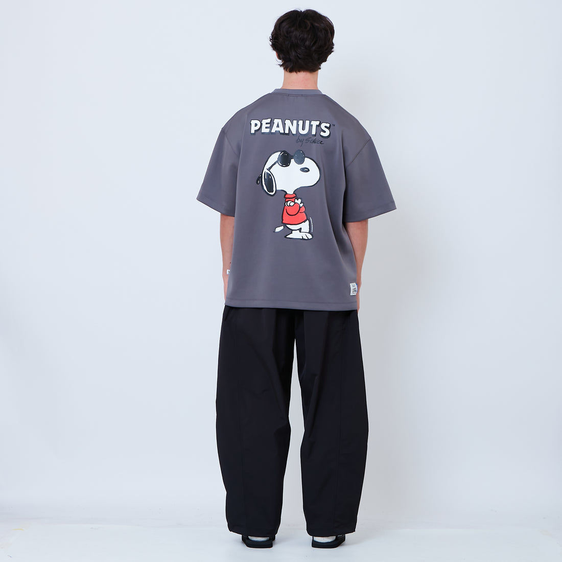 Peanuts Gender Neutral Printed Oversized Jersey Tee - Metal - PU2605003C