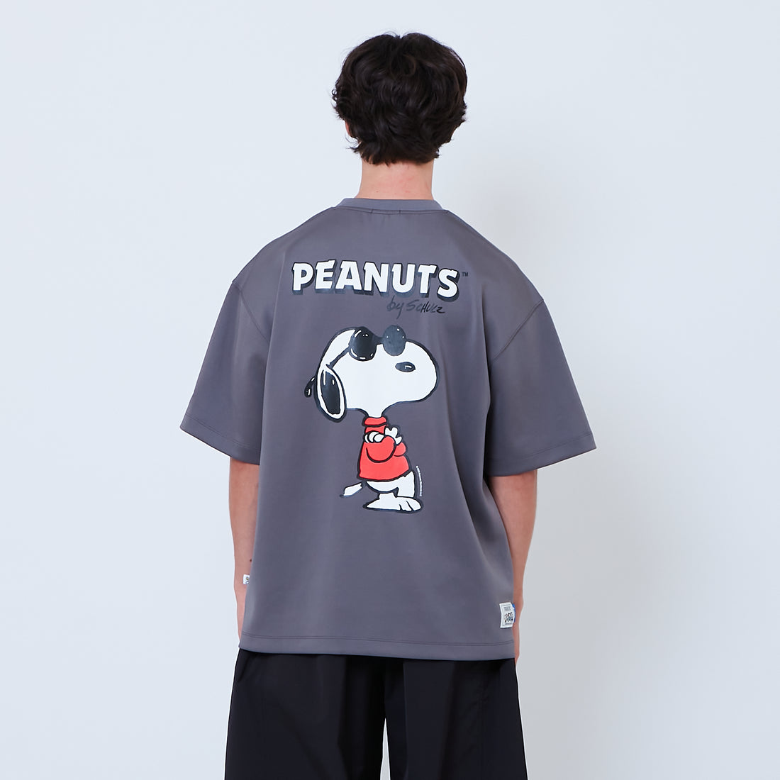 Peanuts Gender Neutral Printed Oversized Jersey Tee - Metal - PU2605003C