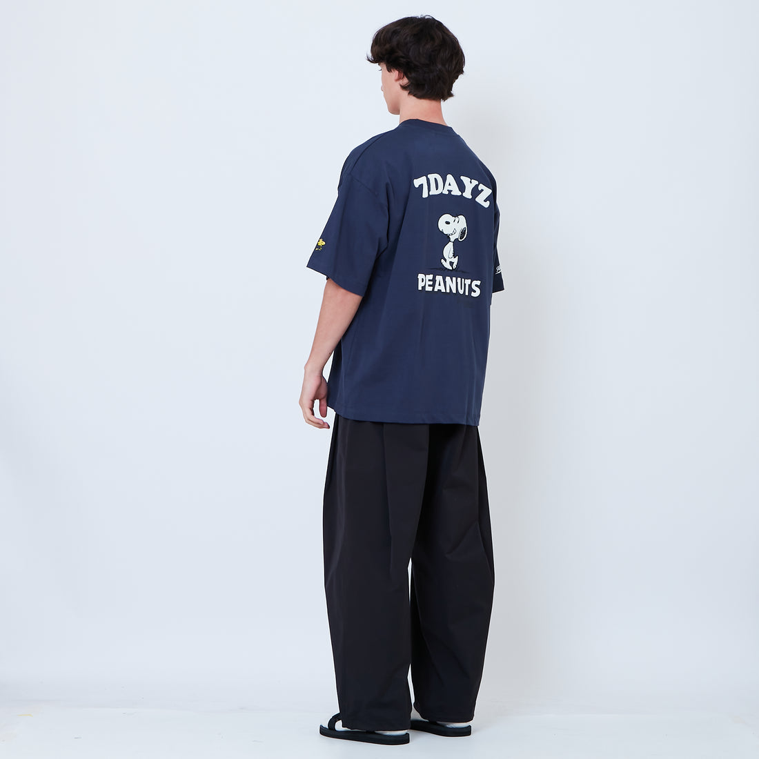 Peanuts Gender Neutral Embroidery Tee - Navy - PU2605006B