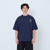 Peanuts Gender Neutral Embroidery Tee - Navy - PU2605006B
