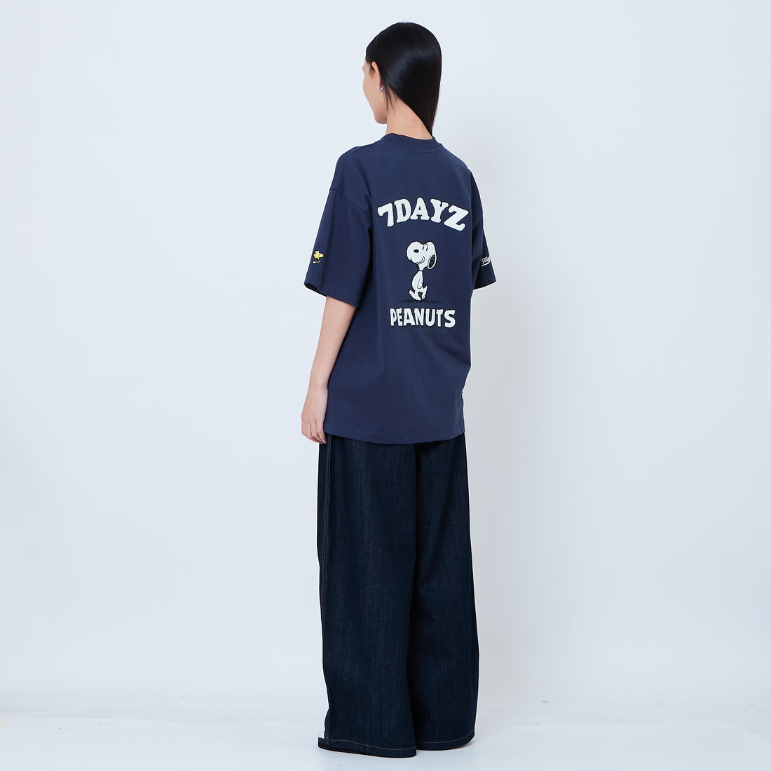 Peanuts Gender Neutral Embroidery Tee - Navy - PU2605006B