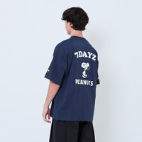 Peanuts Gender Neutral Embroidery Tee - Navy - PU2605006B