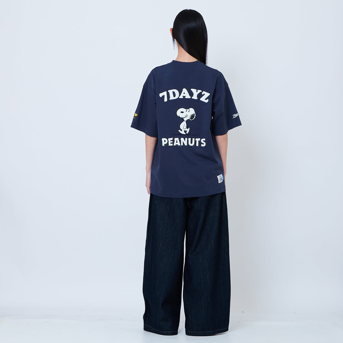 Peanuts Gender Neutral Embroidery Tee - Navy - PU2605006B