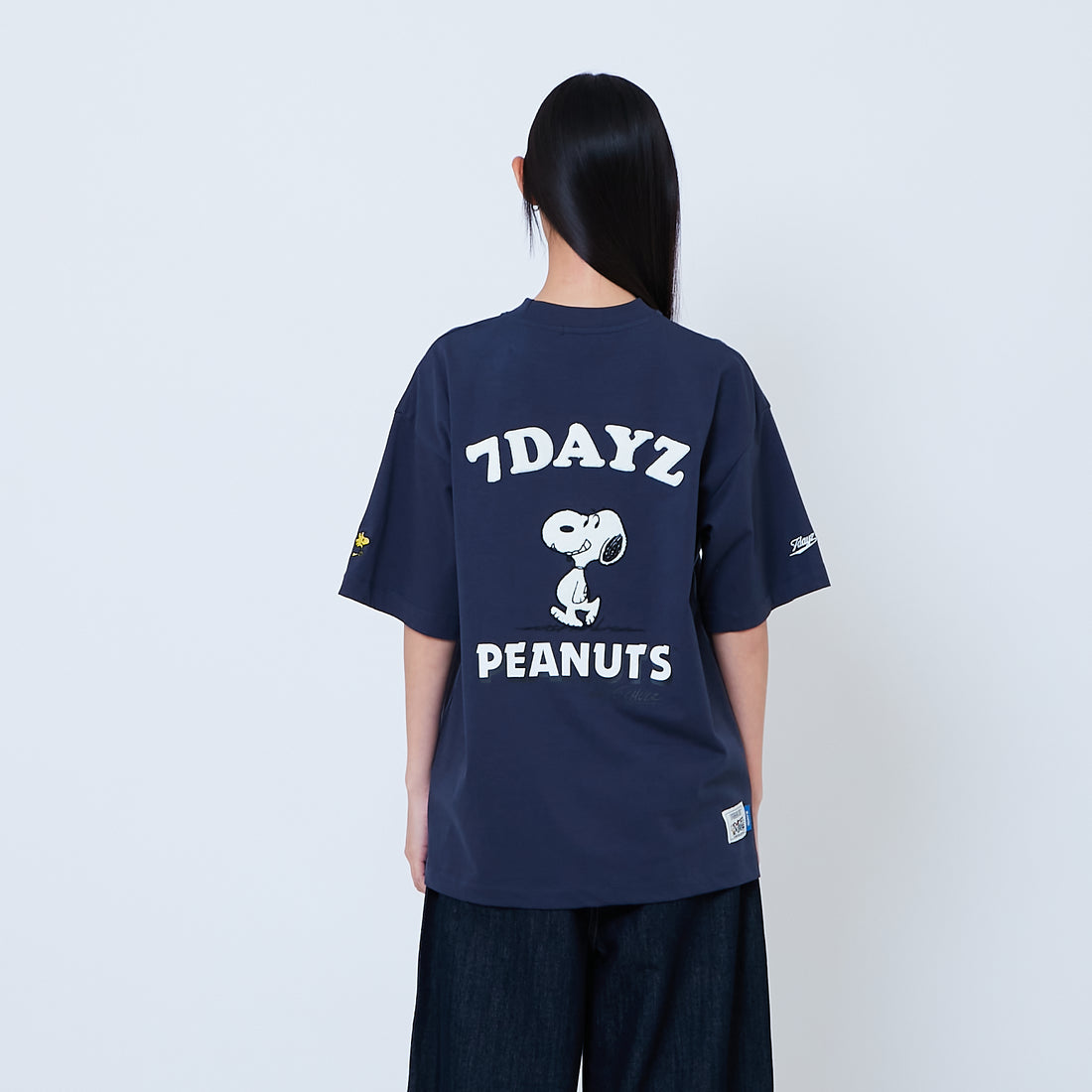 Peanuts Gender Neutral Embroidery Tee - Navy - PU2605006B