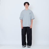 Peanuts Gender Neutral Embroidery Tee - Melange Grey - PU2605006C