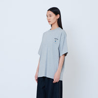 Peanuts Gender Neutral Embroidery Tee - Melange Grey - PU2605006C