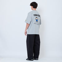 Peanuts Gender Neutral Embroidery Tee - Melange Grey - PU2605006C
