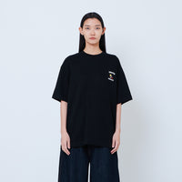 Peanuts Gender Neutral Embroidery Tee - Black - PU2605006D