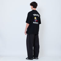 Peanuts Gender Neutral Embroidery Tee - Black - PU2605006D