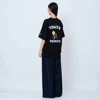 Peanuts Gender Neutral Embroidery Tee - Black - PU2605006D