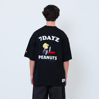 Peanuts Gender Neutral Embroidery Tee - Black - PU2605006D