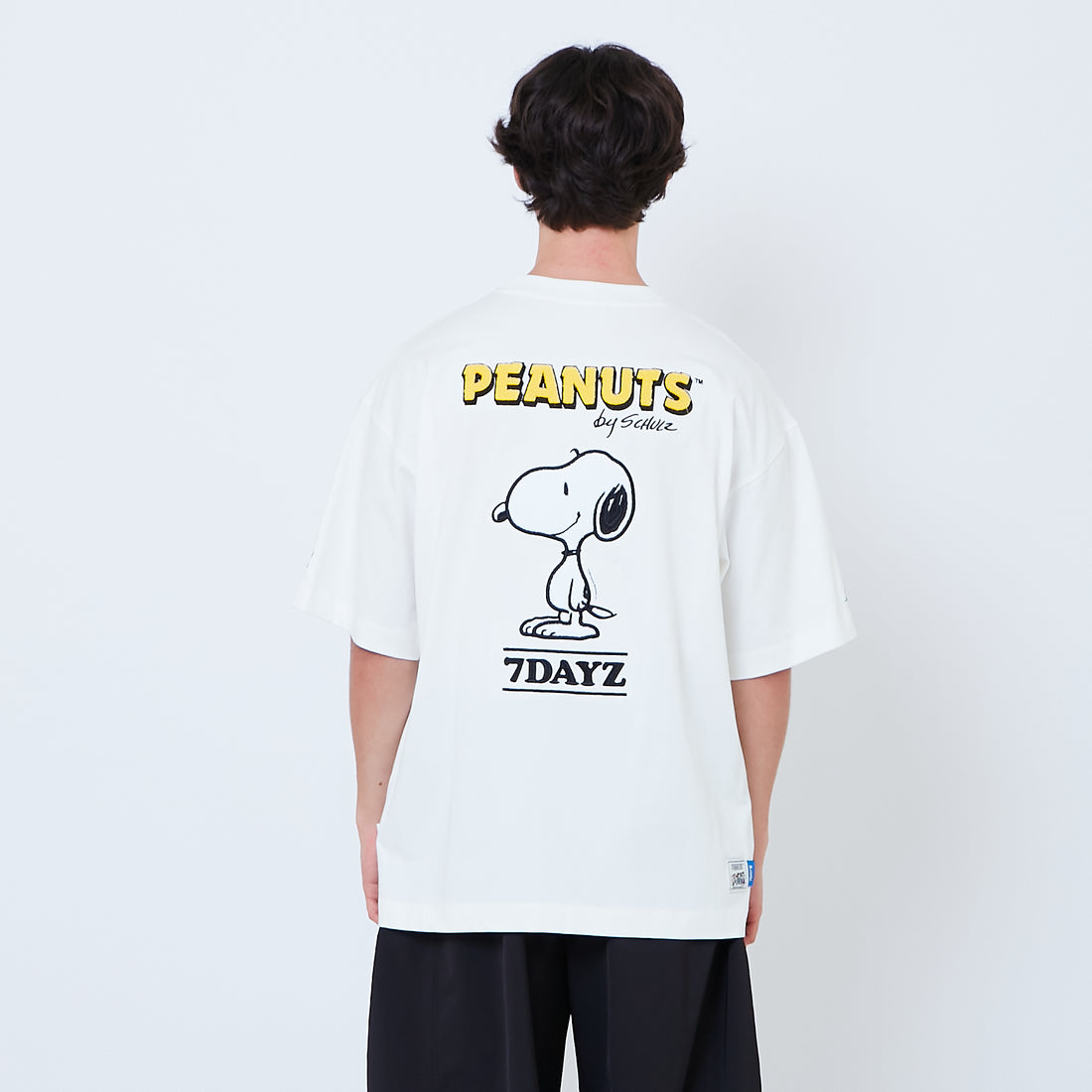 Peanuts Gender Neutral Embroidery Tee - Off White - PU2605007A