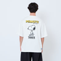 Peanuts Gender Neutral Embroidery Tee - Off White - PU2605007A