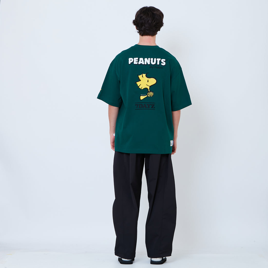 Peanuts Gender Neutral Embroidery Tee - Green - PU2605007B