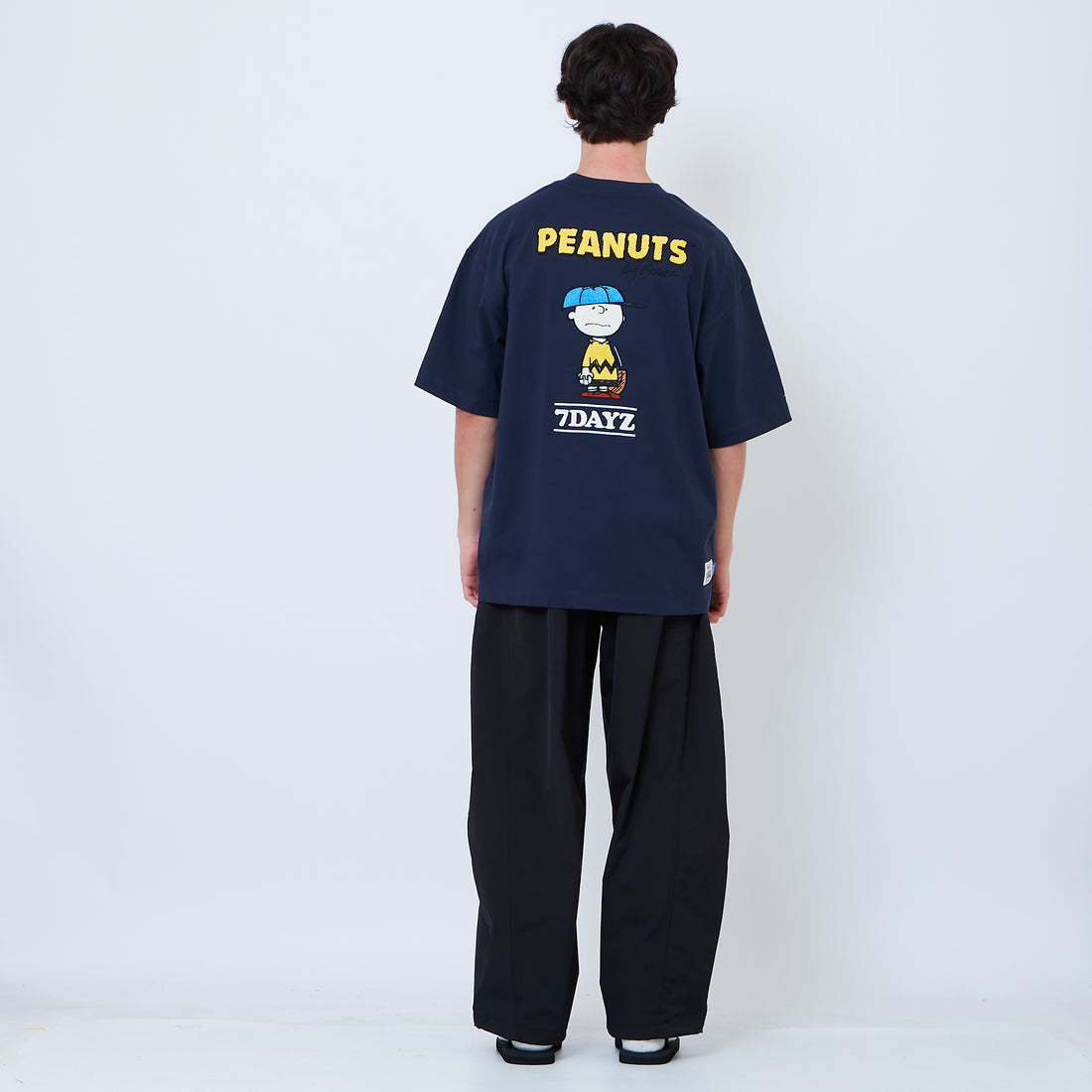 Peanuts Gender Neutral Embroidery Tee - Navy - PU2605007C
