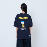 Peanuts Gender Neutral Embroidery Tee - Navy - PU2605007C