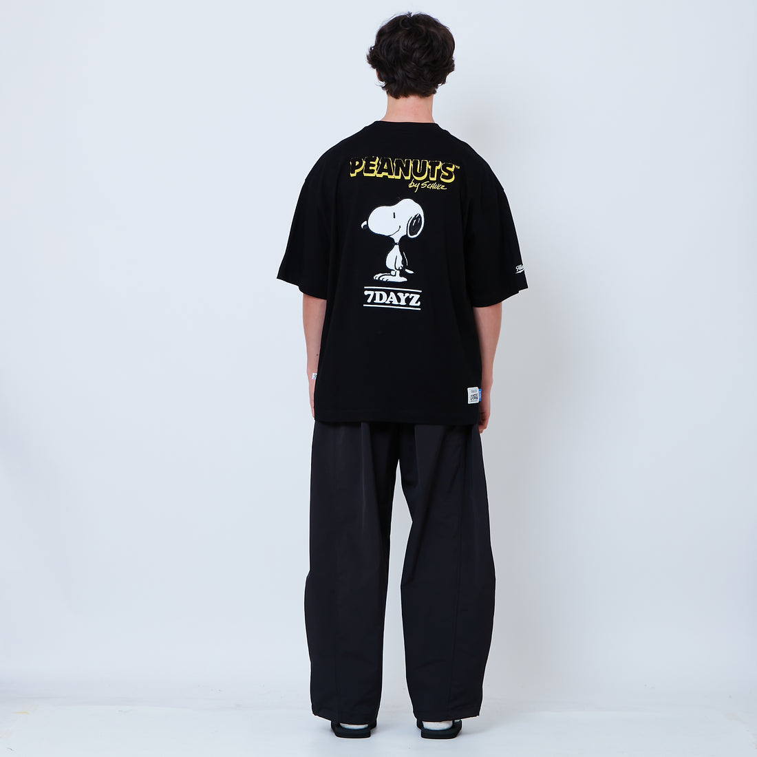 Peanuts Gender Neutral Embroidery Tee - Black - PU2605007D