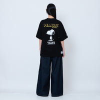 Peanuts Gender Neutral Embroidery Tee - Black - PU2605007D
