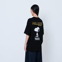 Peanuts Gender Neutral Embroidery Tee - Black - PU2605007D