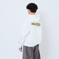 Peanuts Gender Neutral Embroidery Oversized Hoodie - Off White - PU2605009A
