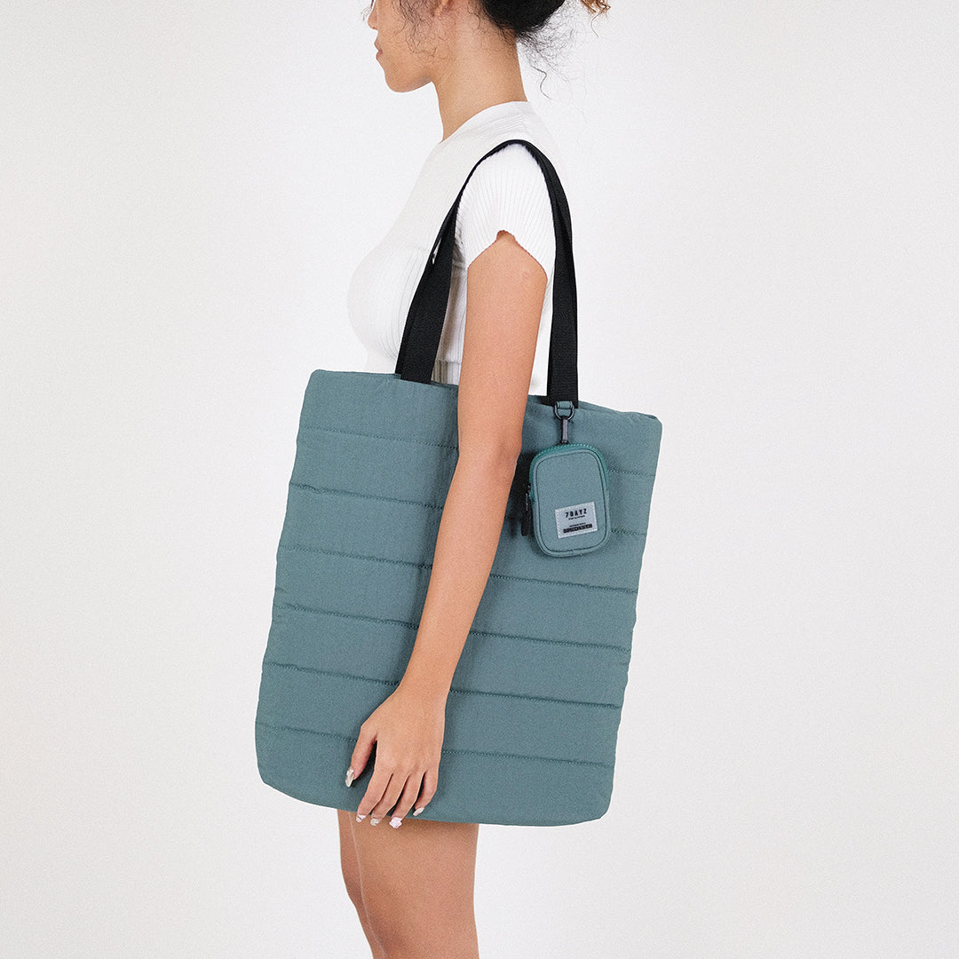 Puffie Tote Bag - Green - SA2301002C