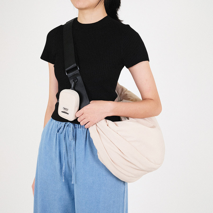 Puffie Crossbody Bag - Beige - SA2301004A