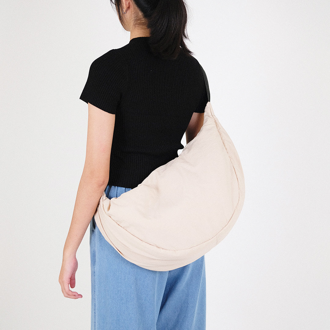 Puffie Crossbody Bag - Beige - SA2301004A
