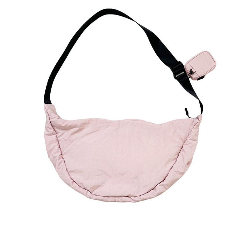 Puffie Crossbody Bag - Light Pink - SA2301004E
