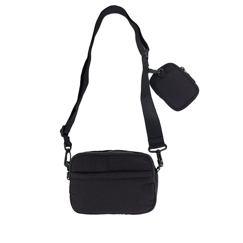 Puffie Shoulder Bag - Black - SA2301005D