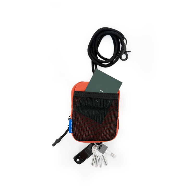 Pouch with Lanyard - Orange - SA2408025B