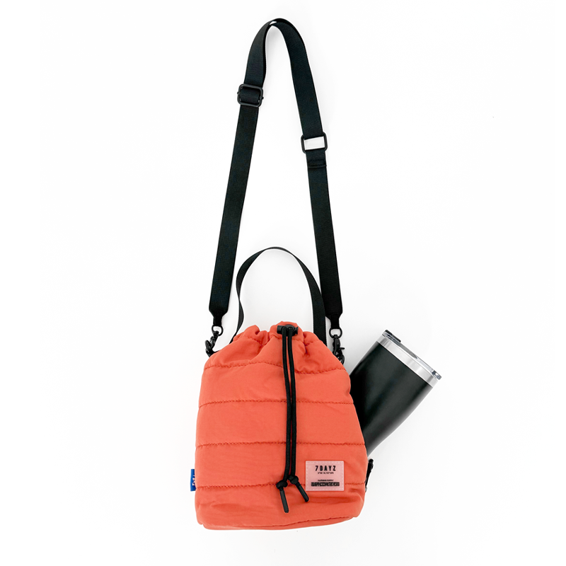Crossbody Bucket Bag - Orange - SA2408028B