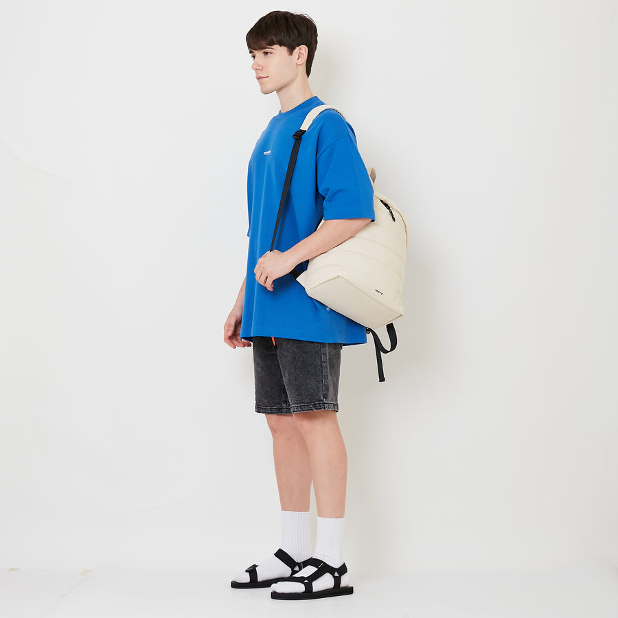 Nylon Backpack - Beige - SA2504003A