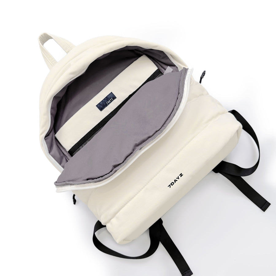 Nylon Backpack - Beige - SA2504003A
