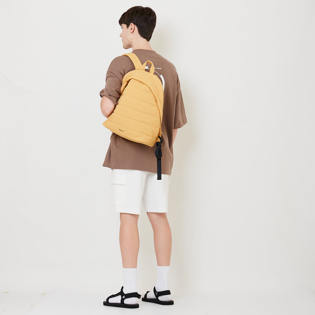 Nylon Backpack - Yellow - SA2504003B