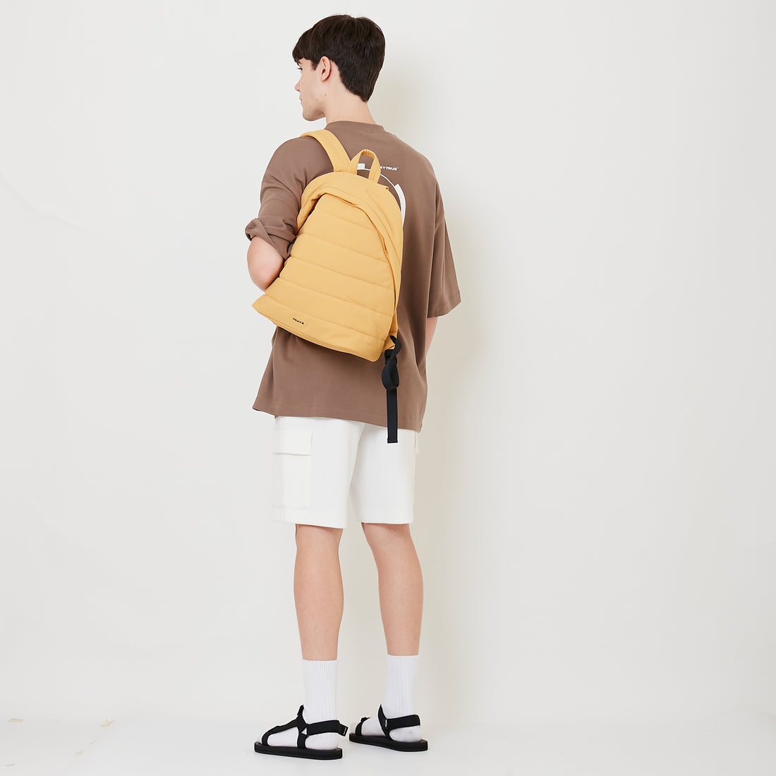 Nylon Backpack - Yellow - SA2504003B