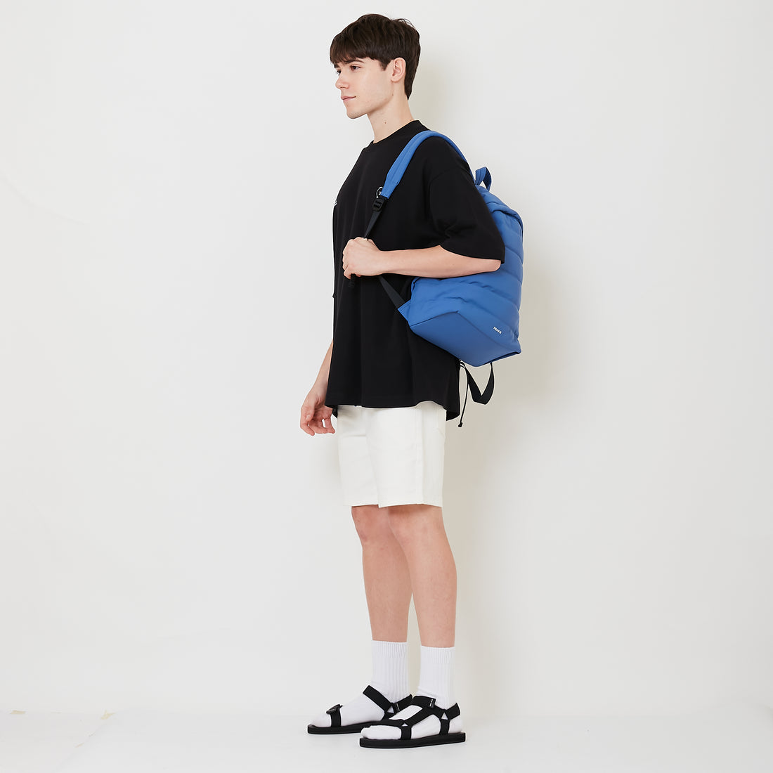 Nylon Backpack - Blue - SA2504003C