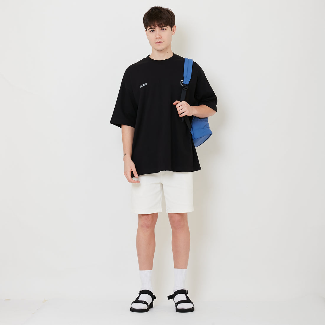 Nylon Backpack - Blue - SA2504003C