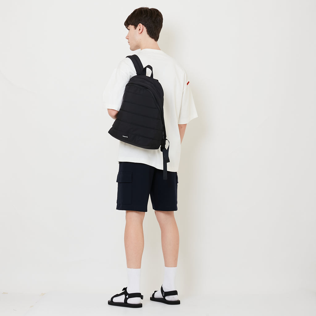Nylon Backpack - Black - SA2504003D