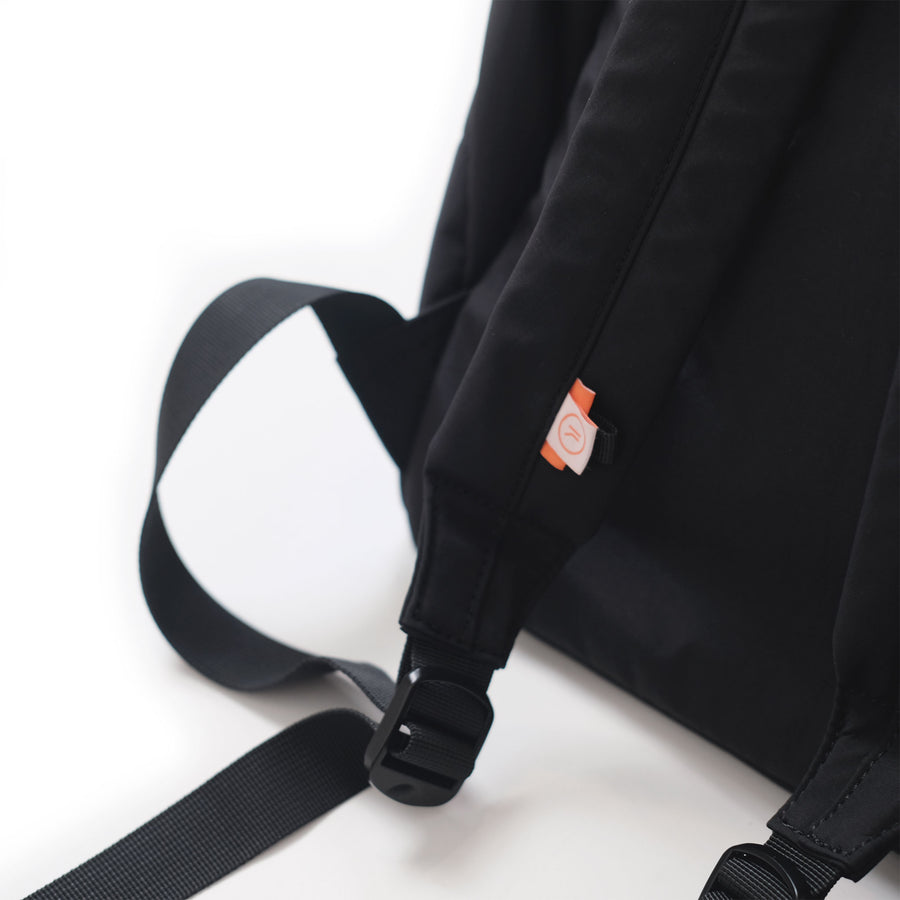 Nylon Backpack - Black - SA2504003D