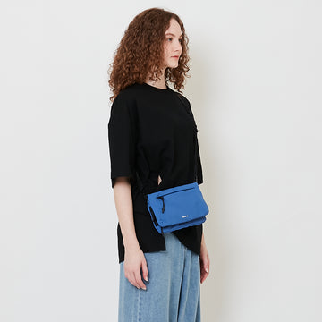 Flat Sacoche Bag - Blue - SA2504004C