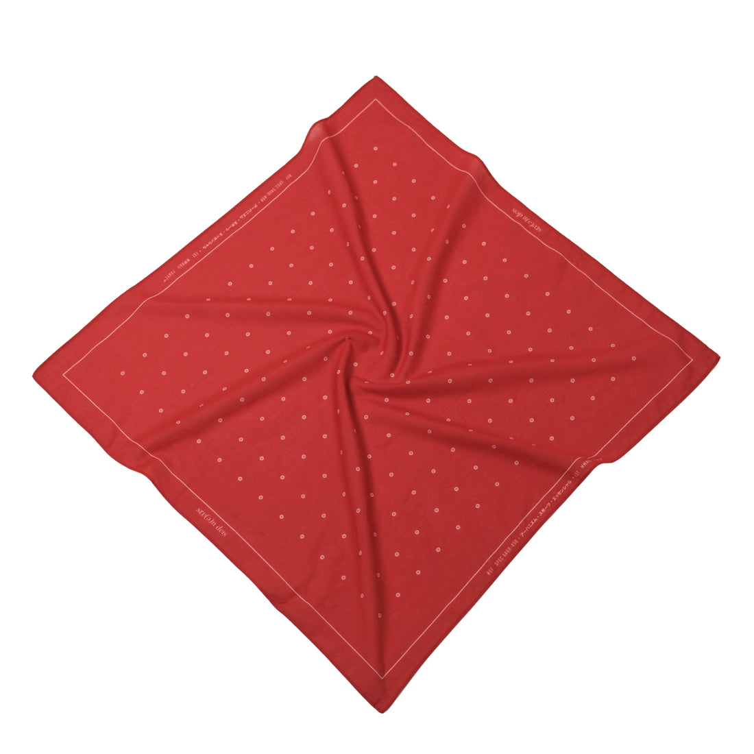 Dots Print Bandana - Red - SA2509023A