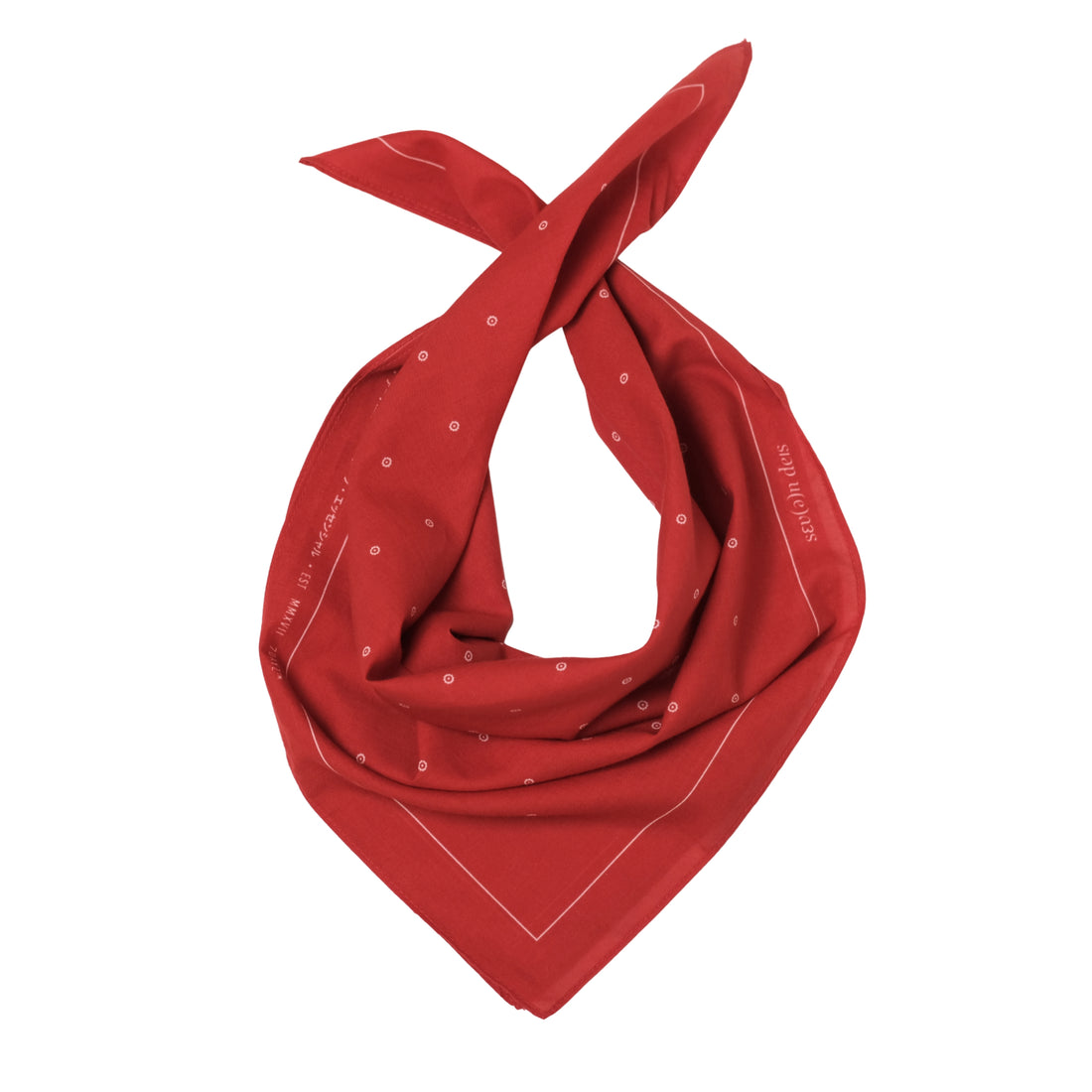 Dots Print Bandana - Red - SA2509023A