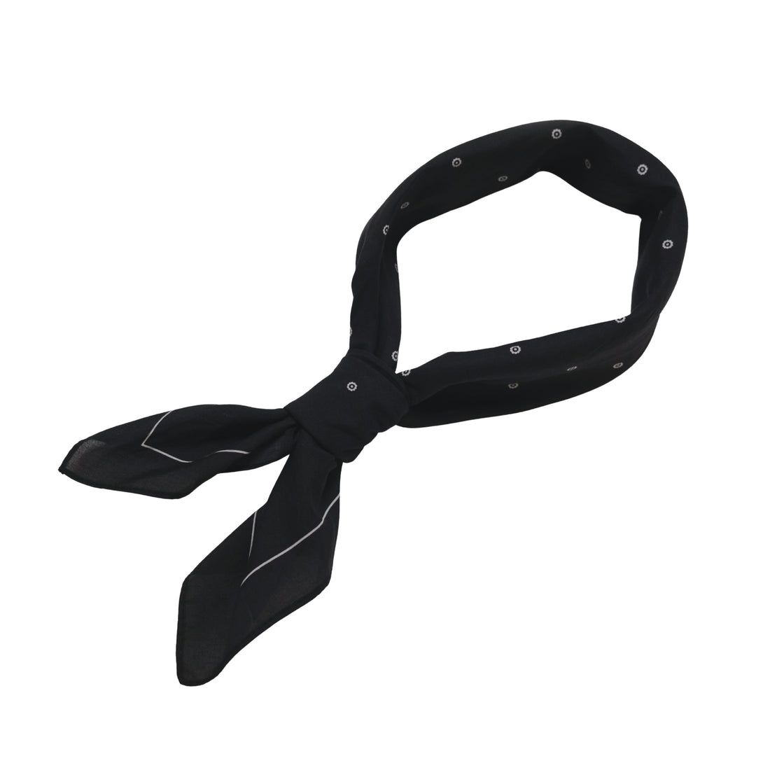 Dots Print Bandana - Black - SA2509023B