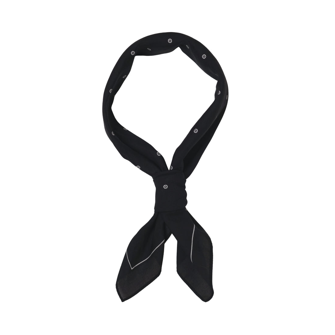 Dots Print Bandana - Black - SA2509023B