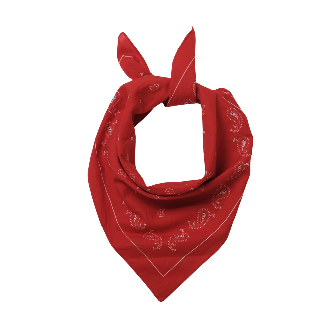 Paisley Print Bandana - Red - SA2509024A